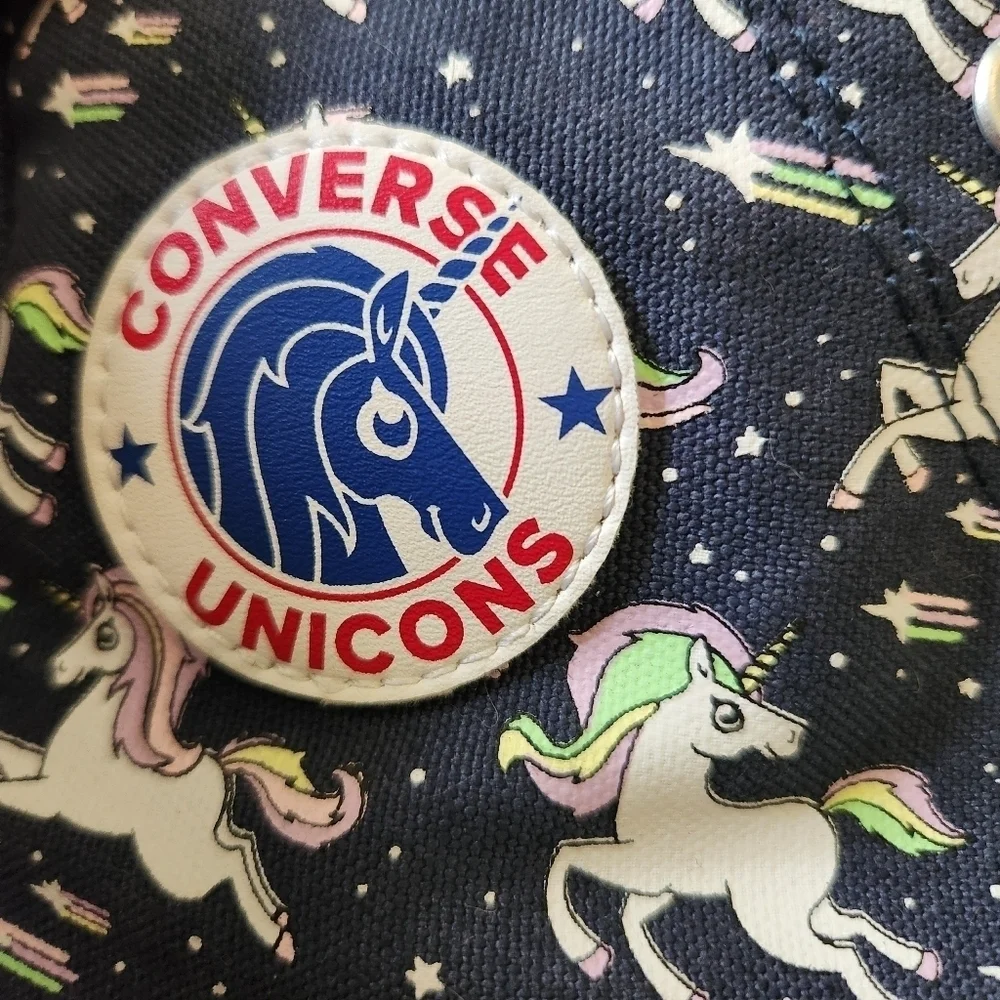 Converse All Star Unicons High Tops Y5 W7 Navy White Unicorns Fun Back to School